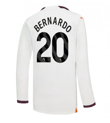 Manchester City Bernardo Silva #20 Replika Udebanetrøje 2023-24 Langærmet